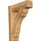 Ekena Millwork Olympic Block Rough Sawn Outlooker, Western Red Cedar, 6"W x 18"D x 22"H OUT06X18X22OLY05RWR - alternate 1